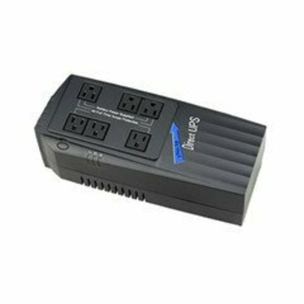 Swe-Tech 3C XP 600 Surge Strip UPS, Black, 600 VA Volt Amps, Uninterrupted Power Supply FWT91W1-20600